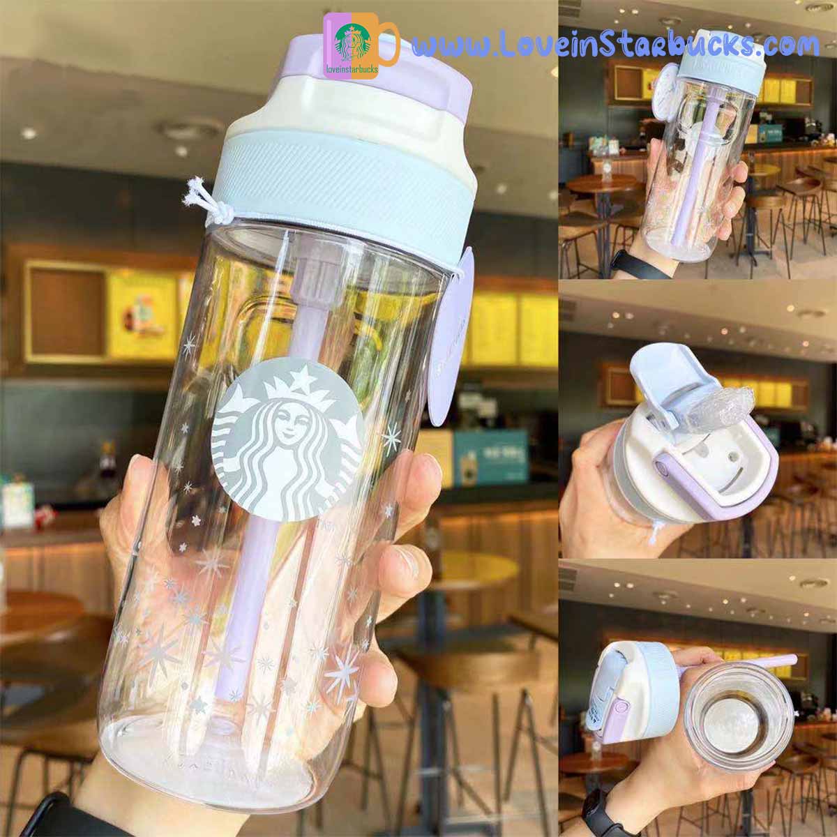 Starbucks tumblers 2021 China Dream star Kambukka Thermochromic cup 520ml Starbucks loveinstarbucks