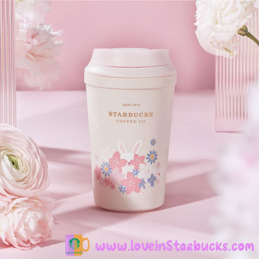 Starbucks China 2023 Spring Cute Rabbit Tumbler plastic cup 320ml