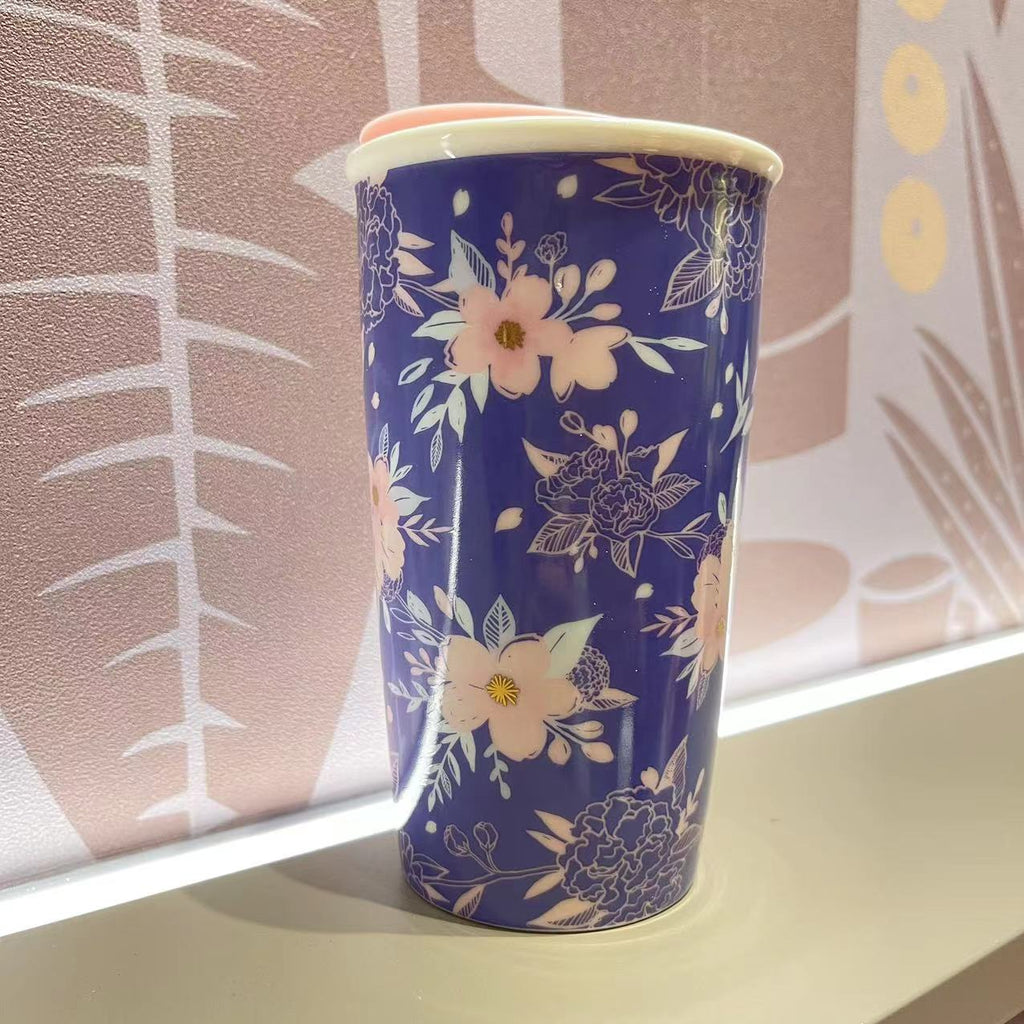 Starbucks China 2019 Cherry blossom bloom Double Layer Ceramic Mug