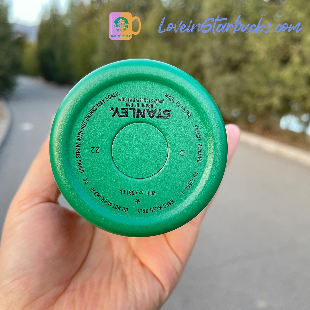 Starbucks tumblers Korea Stanley Green Stainless Steel Straw Cup 20.8oz Starbucks loveinstarbucks