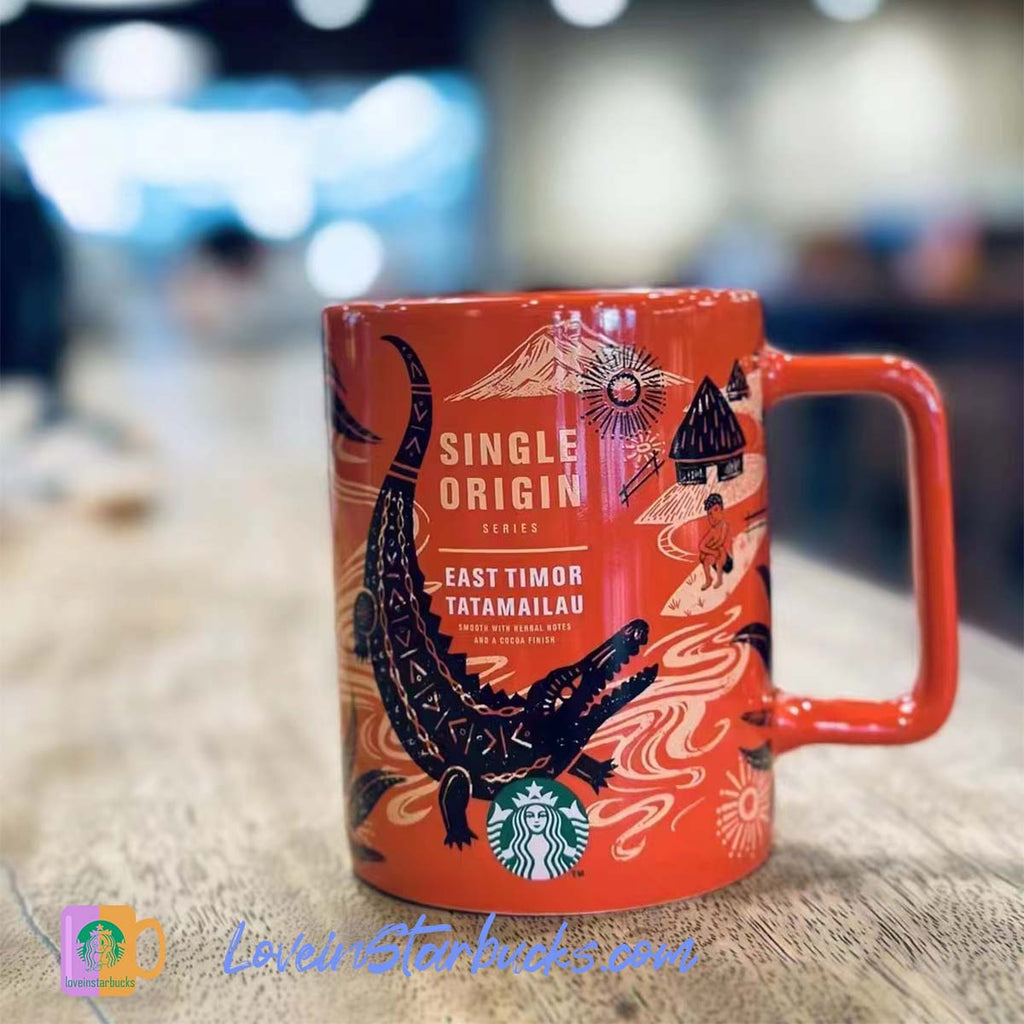Starbucks 2023 China Coffee origins series Timor-leste Tatamai mug 384ml