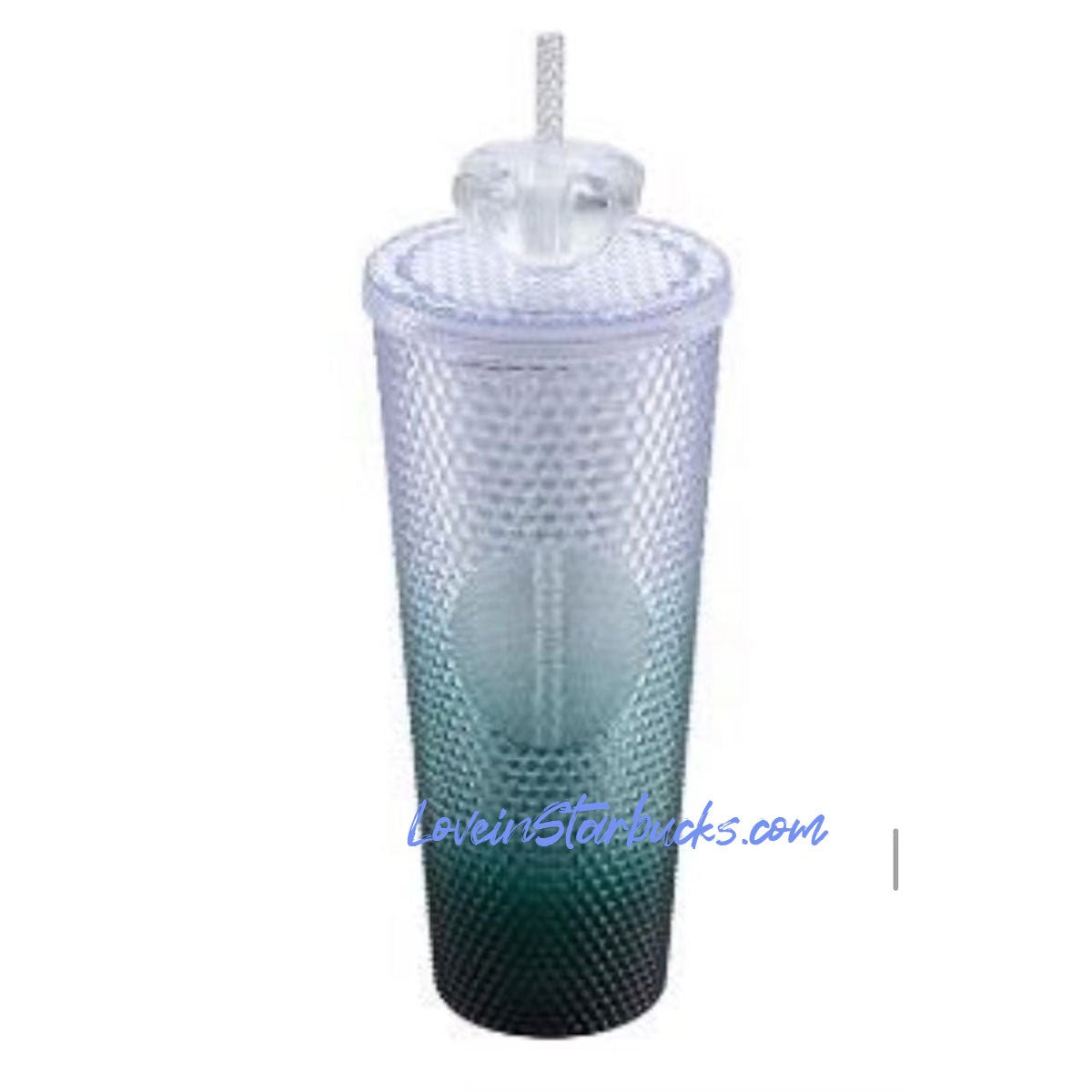 Starbucks 2021 Magic Crown Glass Straw Cup With Cover Love Relief