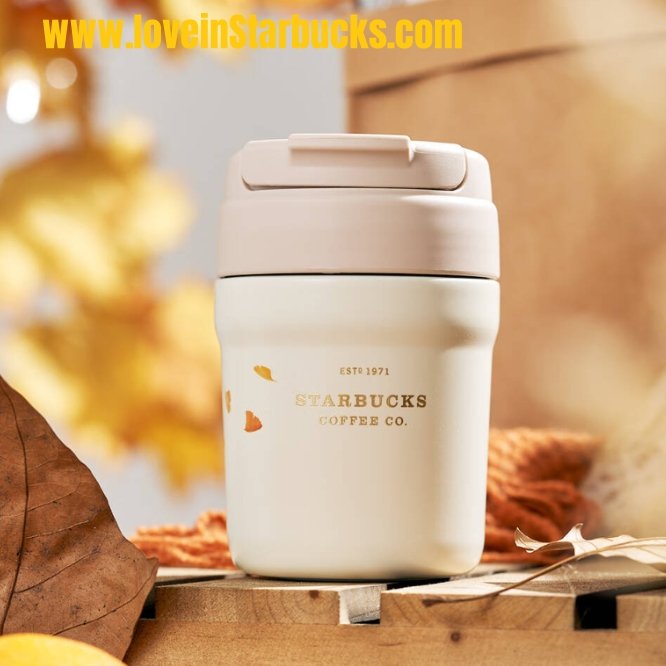 Starbucks 2022 autumn forest Cute Rabbit Ginkgo Double-Mouth Accompanying Cup Starbucks loveinstarbucks