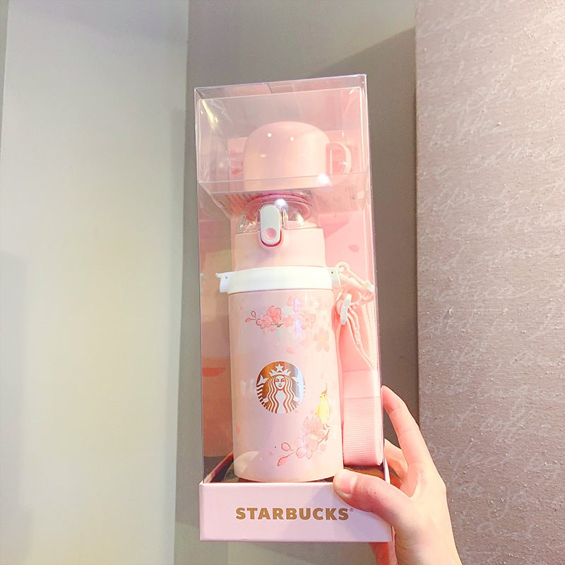 Starbucks 2022 China sakura double head thermos cup 550ml Starbucks loveinstarbucks
