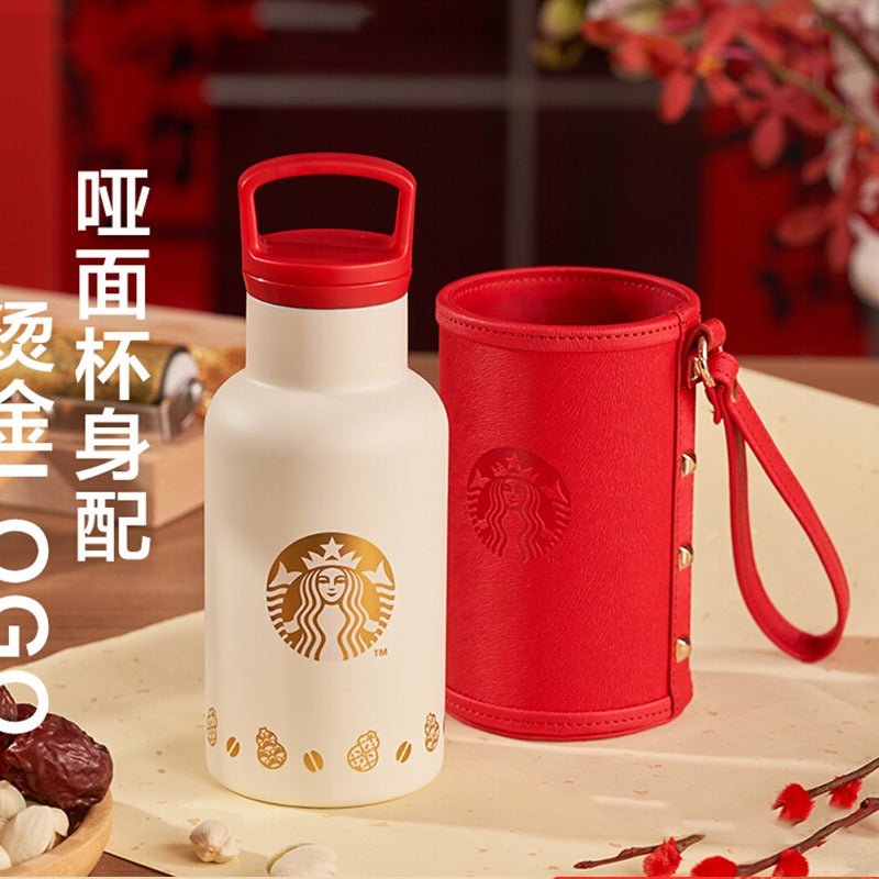 Starbucks 2022 New Year's Cute Tiger 550ml Thermos cup - loveinstarbucks