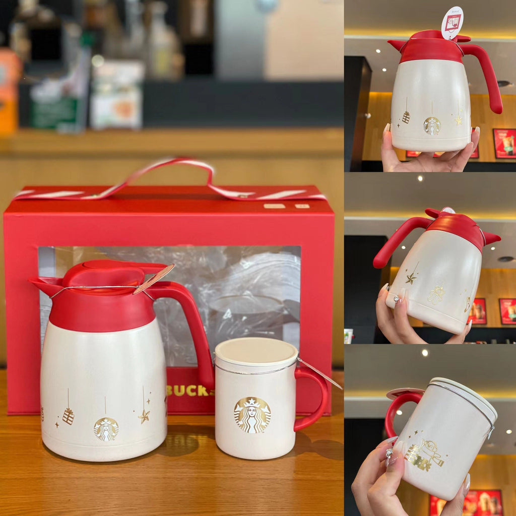 Starbucks China 2022 Xmas-2nd series Coffee pot