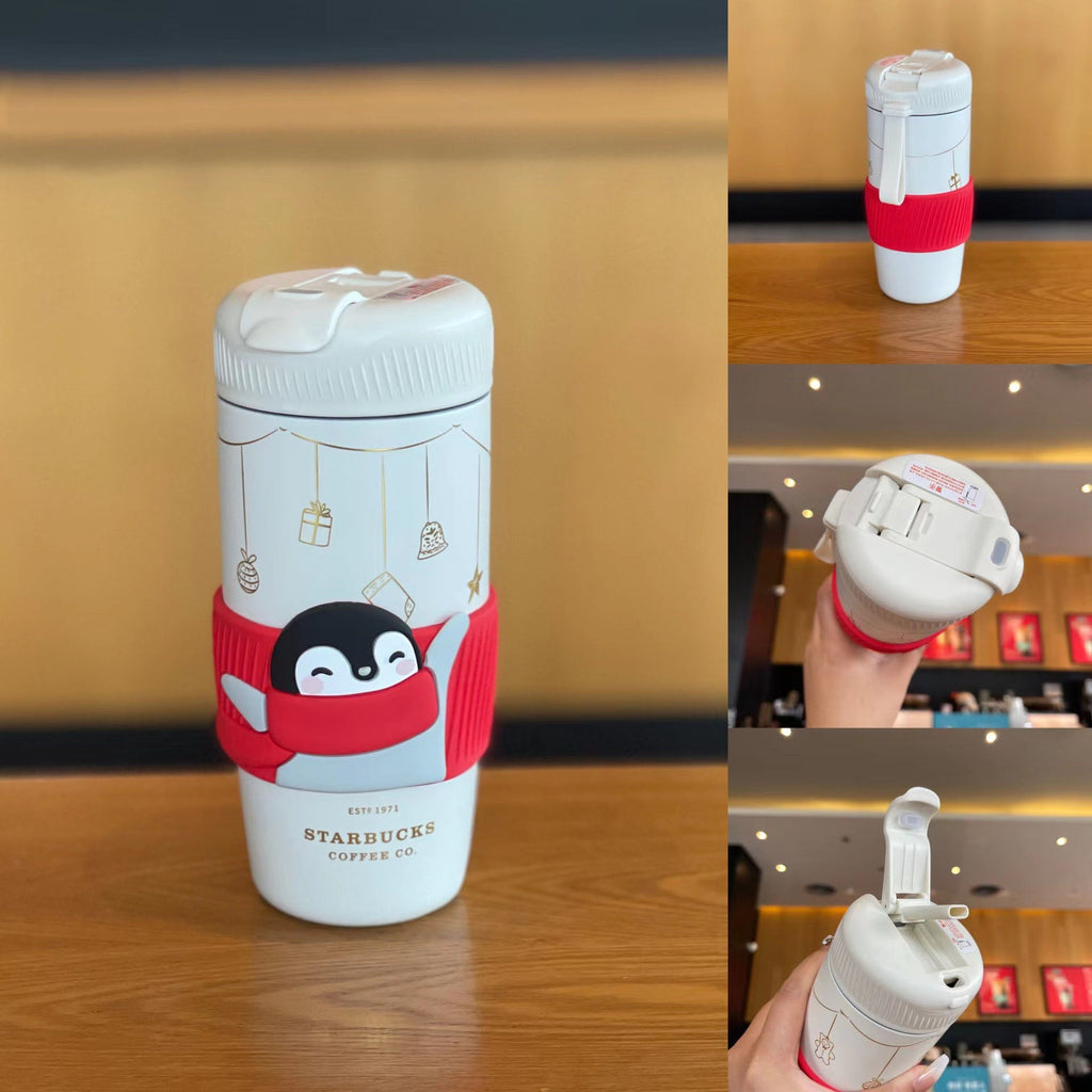 Starbucks China 2022 Xmas-2nd series penguin SS cup 510ml
