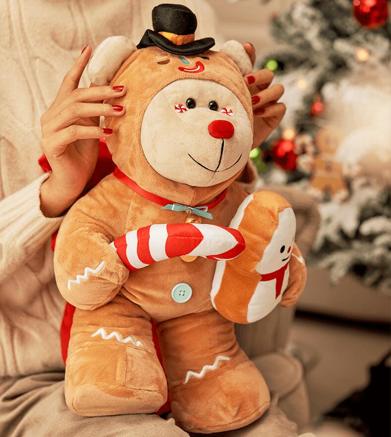 Starbucks gingerbread man shape warm bear cute Christmas gift Bear doll