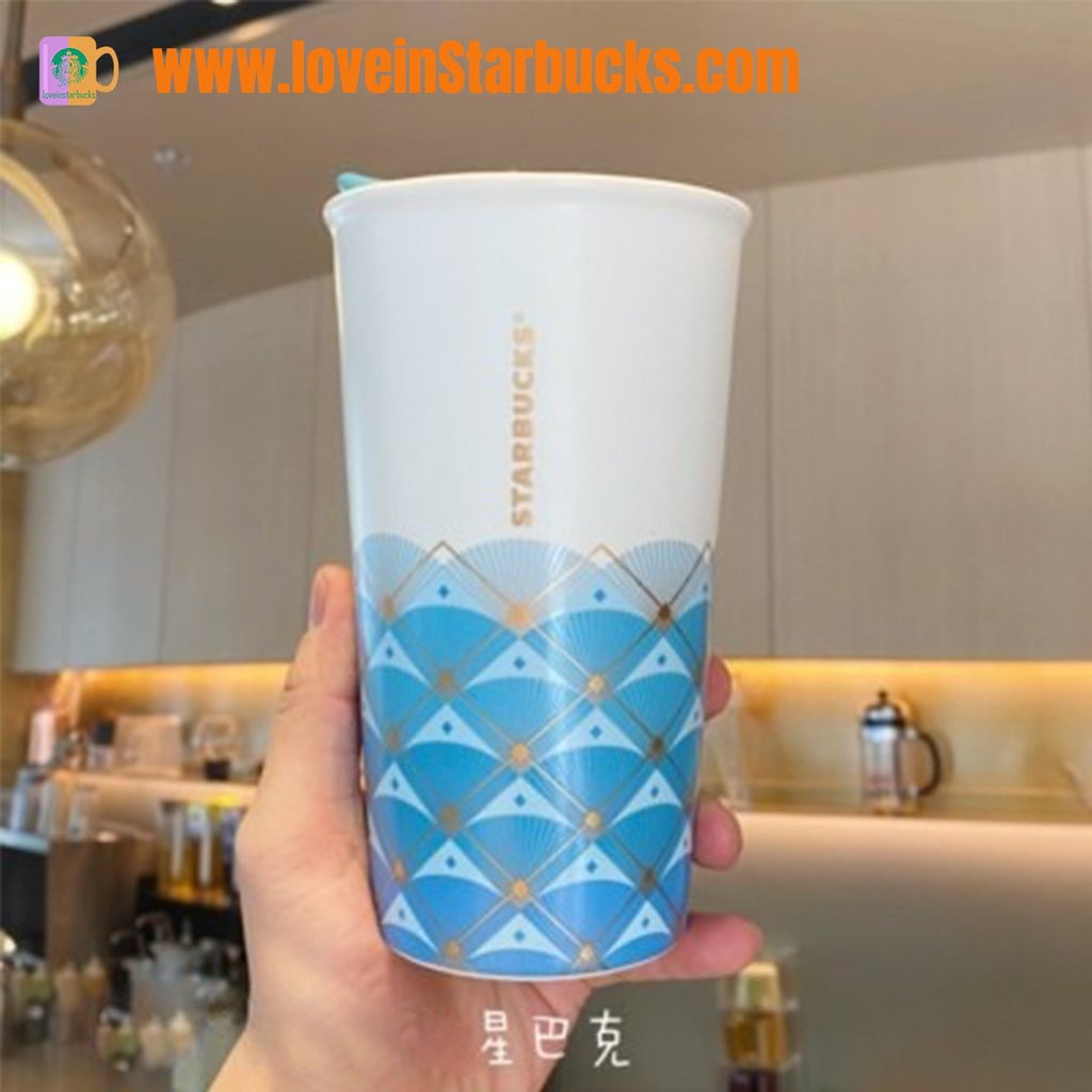 Starbucks scallop Double Layer Ceramic Mug