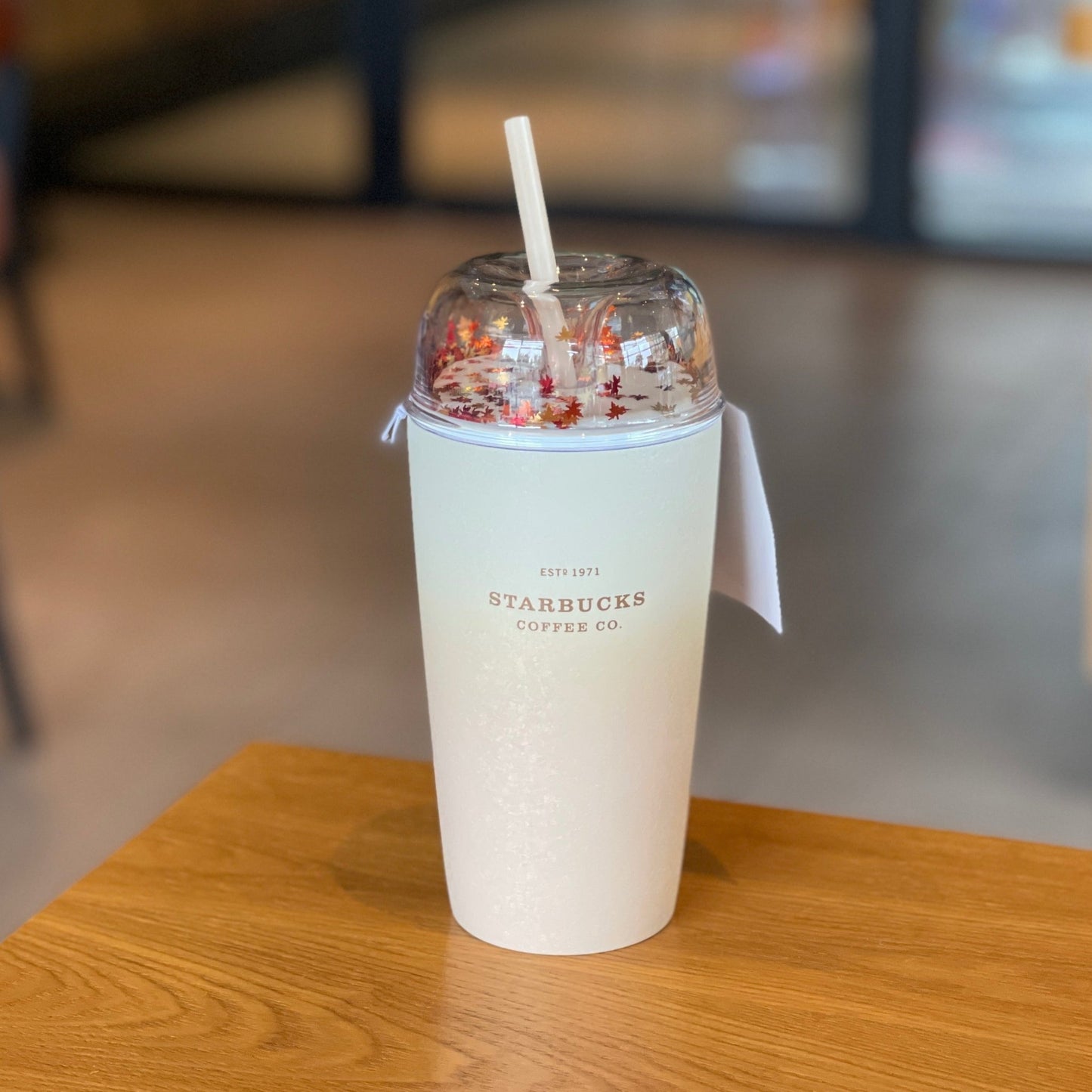 Starbucks warm autumn afterglow milk tea gradient stainless steel cup 473ml Starbucks loveinstarbucks