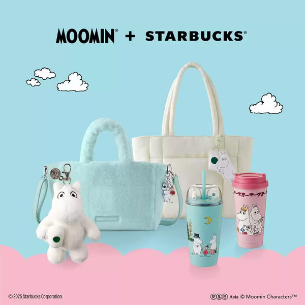 Starbucks Thailand 2025 Moomin co-branded series