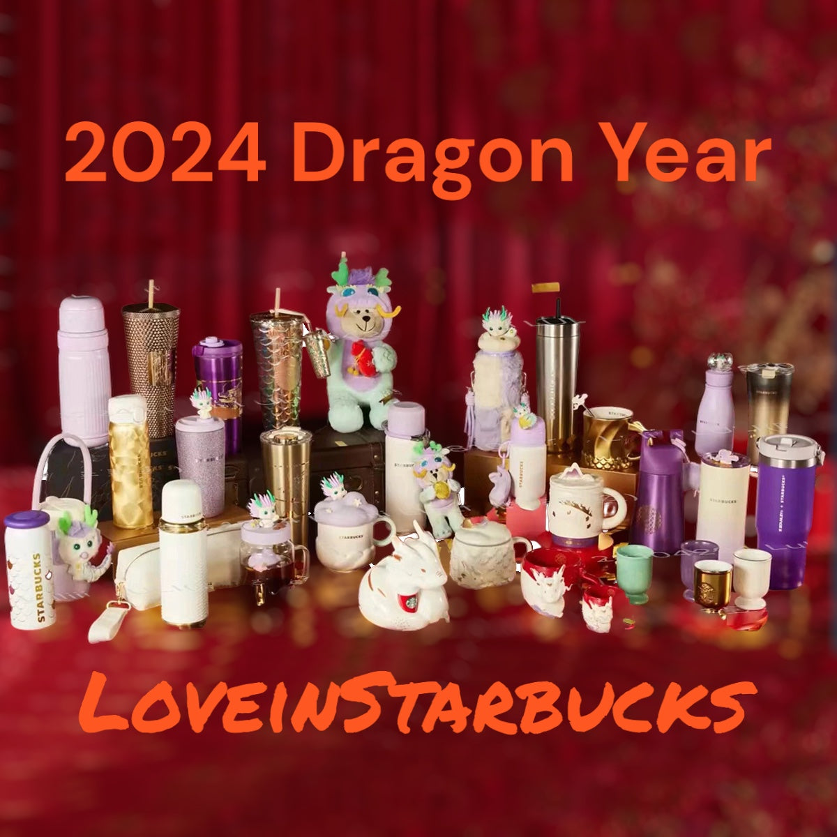 Starbucks China 2024 Dragon new year