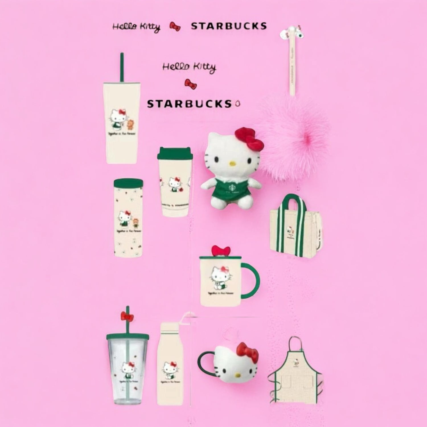 Starbucks Hello Kitty co-brand 2024 ASIA