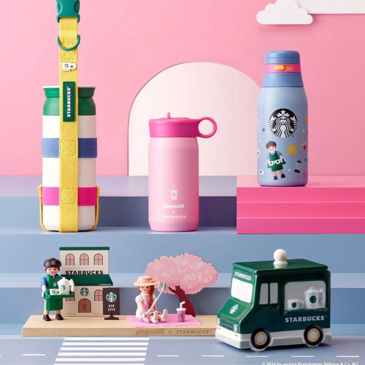 Starbucks Korea 2024 playmobil co-brand