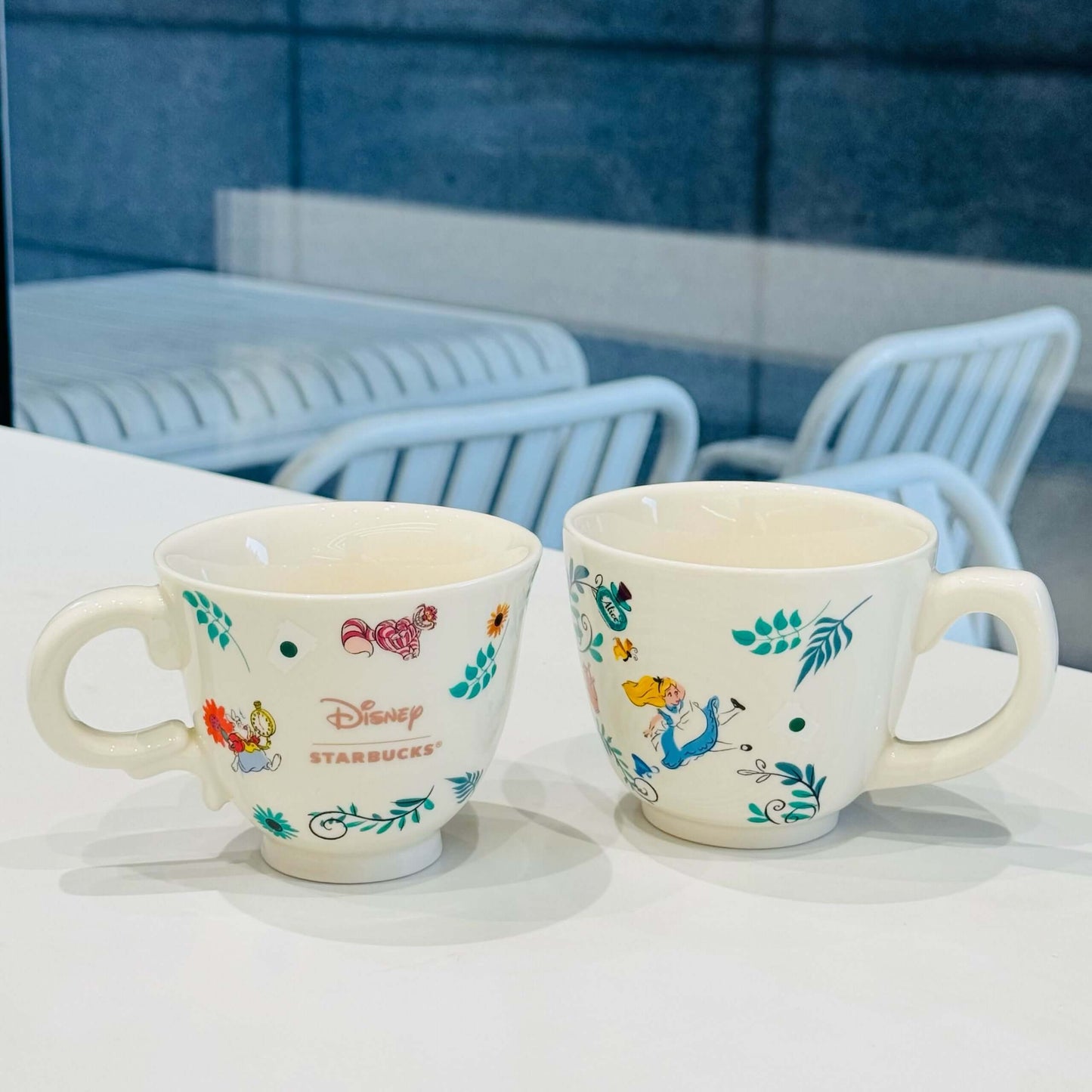 Starbucks Disney 2024 Alice series two mugs set giftbox 200ml & 260ml