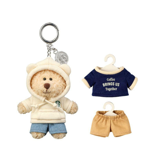 Starbucks Korea 2024 summer ocean bearista doll keyChain