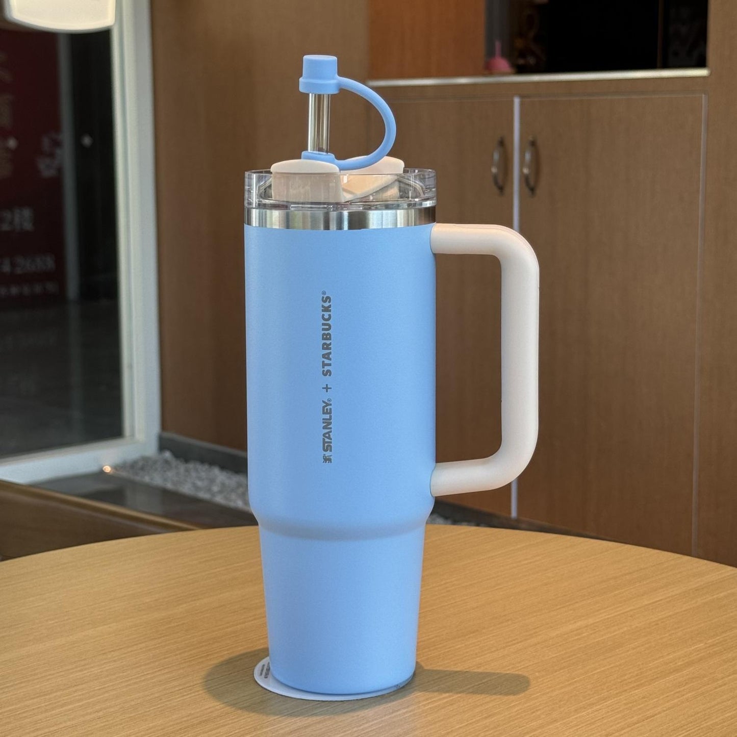 Starbucks China 2024 Dopamine2 Series Stanley BLUE Stainless steel Straw cup 30oz