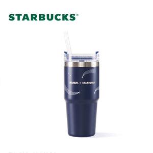 Starbucks Stanley Stainless Steel Vacuum Mug Straw Cup 591ml