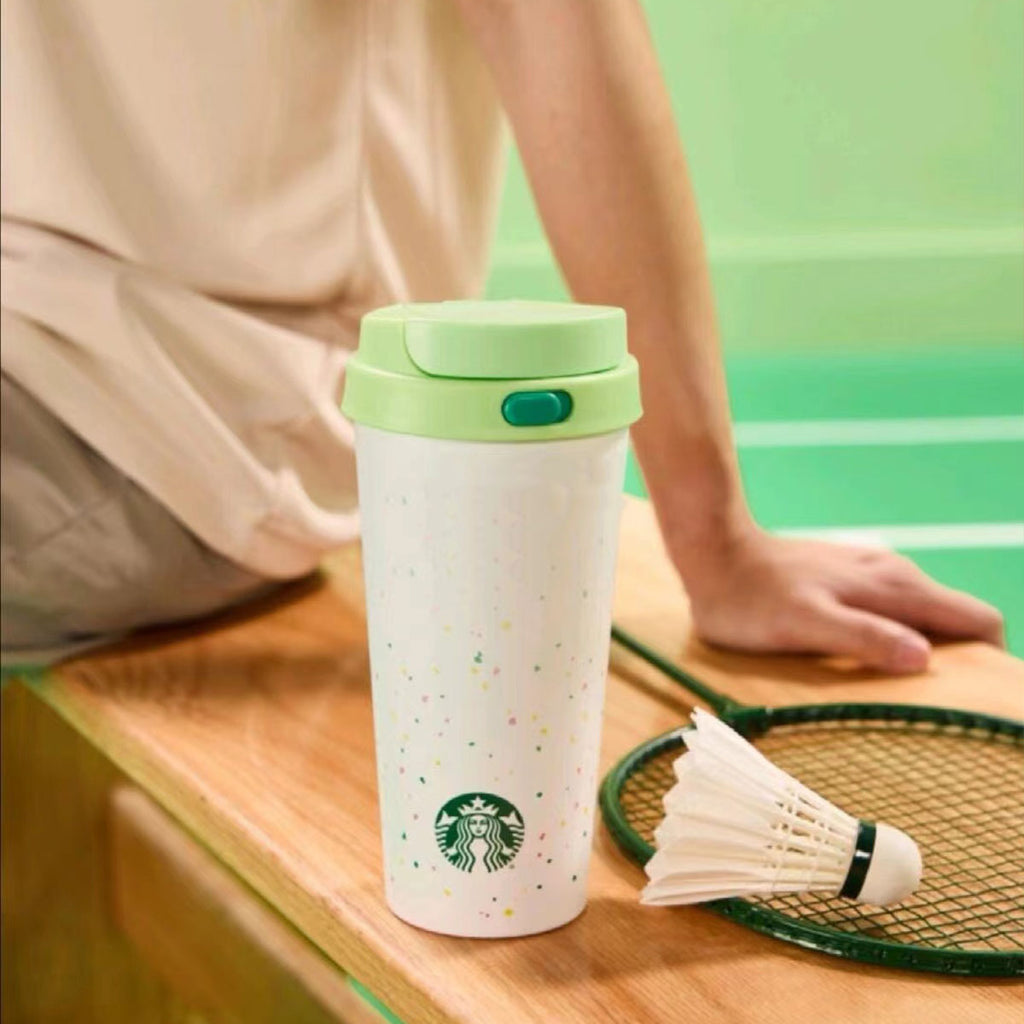 Starbucks China 2024 Badminton Series Stainless steel table cup 473ml