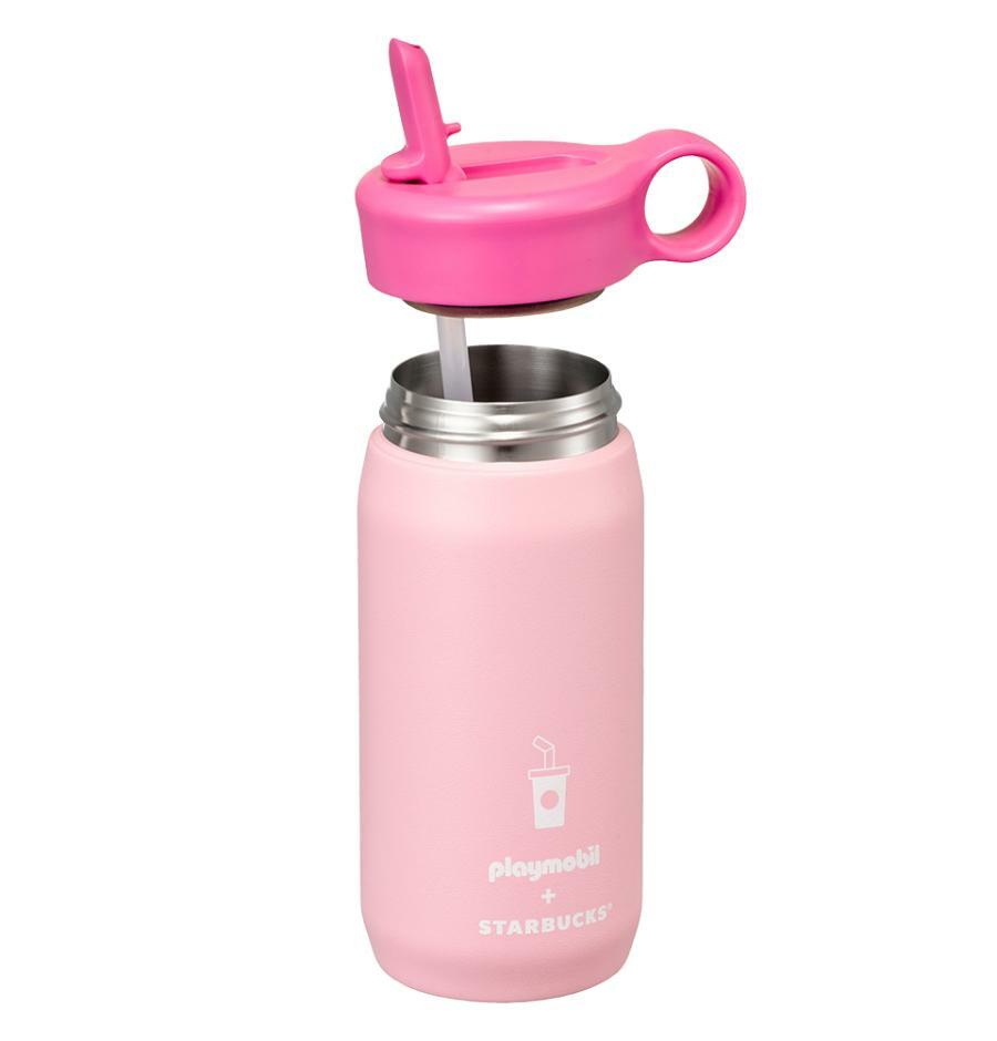 Starbucks Korea 2024 playmobil co-brand pink Stainless steel cup 300ml