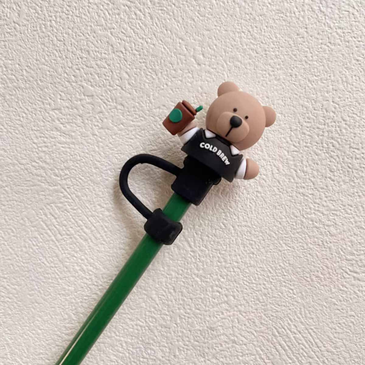 Not Starbucks product, Shop assistant Bear Topper, ONLY topper  ,DONOT include Straw , DONOT sell alone