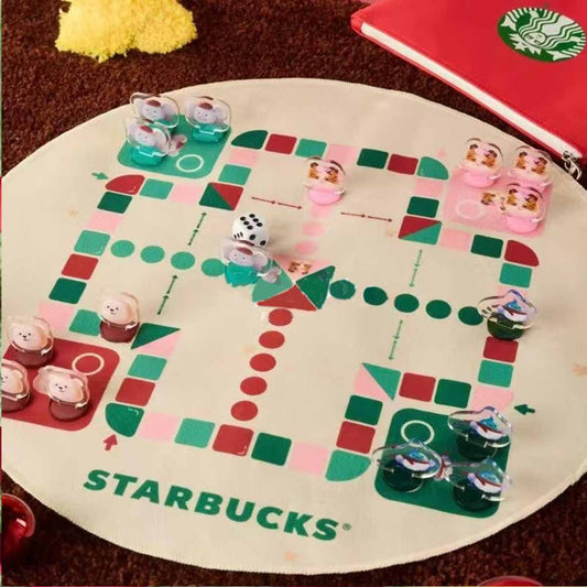 Starbucks China 2024 Christmas cute Winter Flying chess board