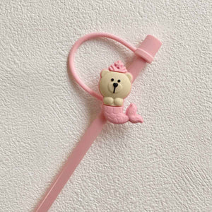 Not Starbucks product, Pink mermaid Bear Topper, ONLY topper  ,DONOT include Straw , DONOT sell alone