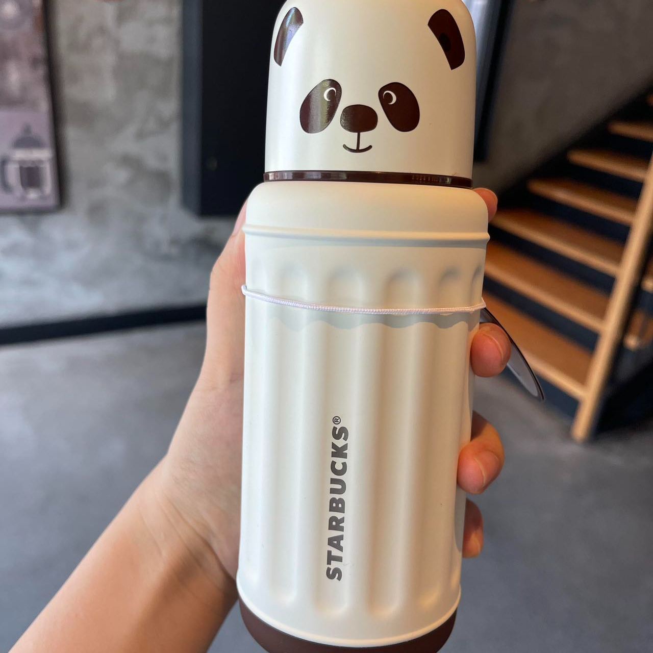 Starbucks China Traveling Panda series Stainless steel cup 355ml