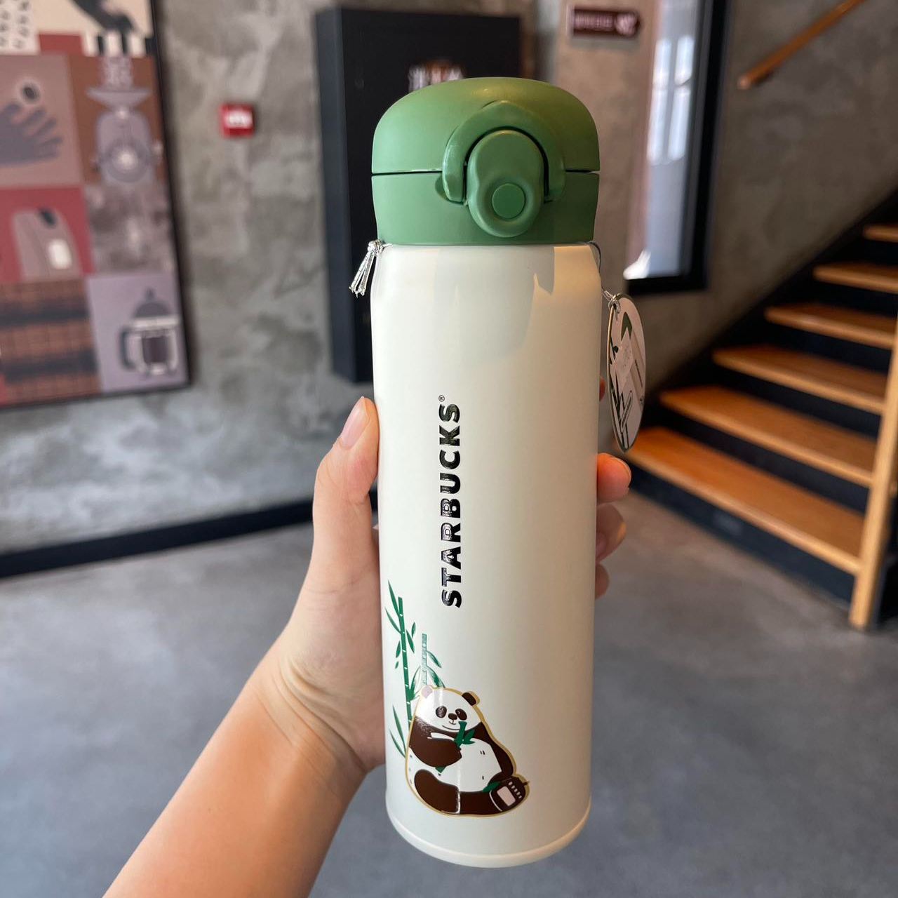 Starbucks China Traveling Panda series Thermos Stainless steel cup 500ml