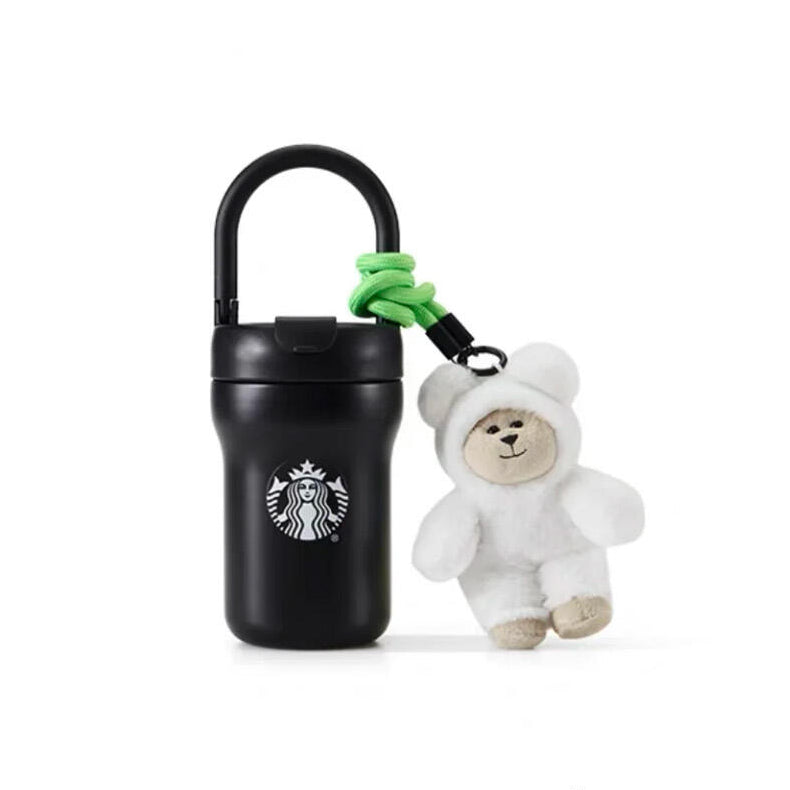 Starbucks China 2024 Halloween Green Ghost online Stainless steel insulated cup 480ml coming with Bearista keychain