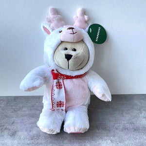 Starbucks China 2019 Moose dress up bear doll 30cm