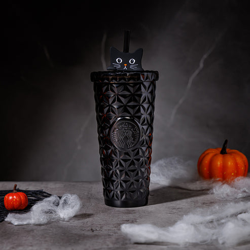 Starbucks HONG KONG Witch’s Halloween Party Collection Black Dion Stainless steel cup 20oz