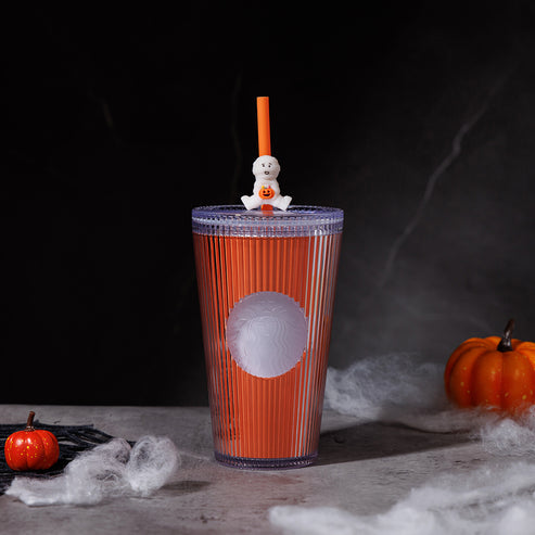 Starbucks Taiwan 2024 Halloween series GIDT plastic straw cup 473ml