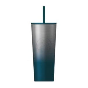 Starbucks 473ml/16oz Gradient Blue Double-Lid Stainless Steel