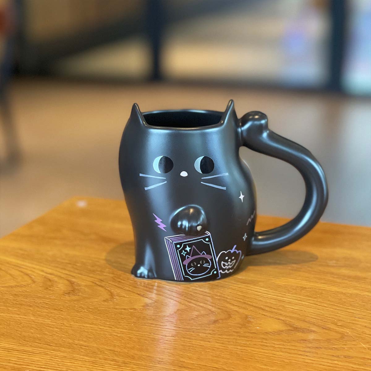 Starbucks Taiwan 2021 Halloween Black Cat Magic Book Mug 355ml