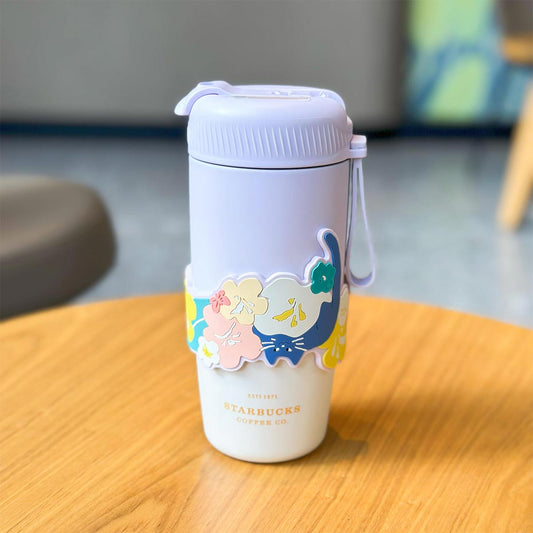 Starbucks tumbler China 2023 Summer blooming Stainless steel accompanying cup 510ml Starbucks loveinstarbucks