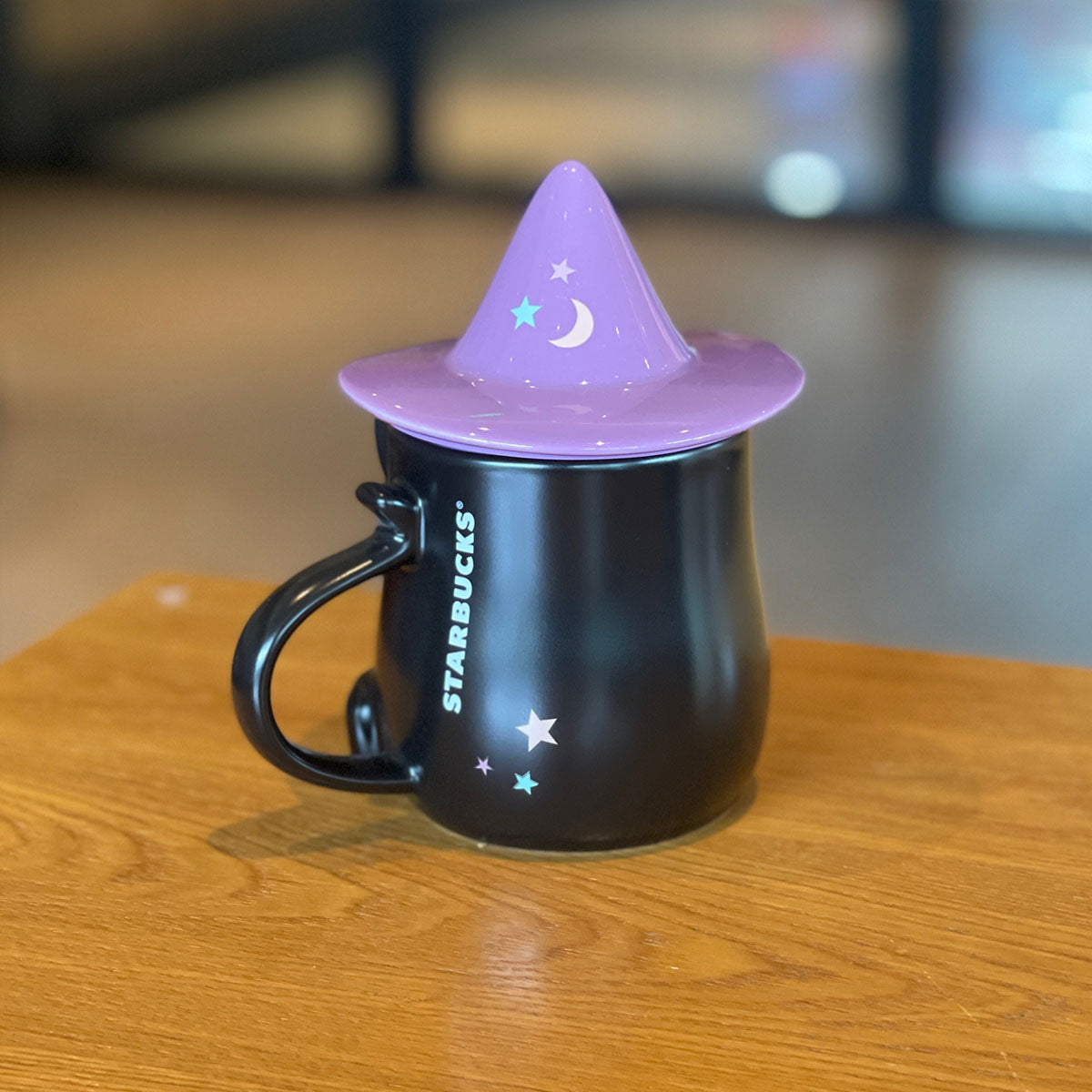 Starbucks Taiwan 2021 Halloween Black Cat Magic Hat Mug 355ml