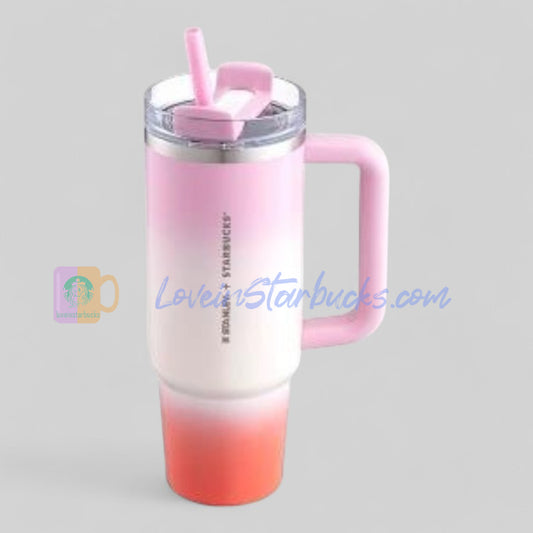 pre-order Starbucks Taiwan 2025 Snake Year Series Gradient pink Stanley stainless steel cup 30oz