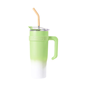 COSTA Green white stainless steels straw cup 1.25L