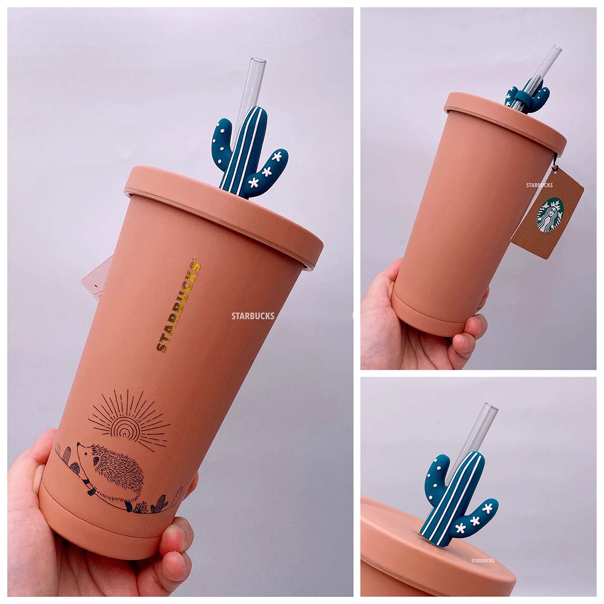 Starbucks China 2021 Colorful jungle contigo Straw cup 473ml