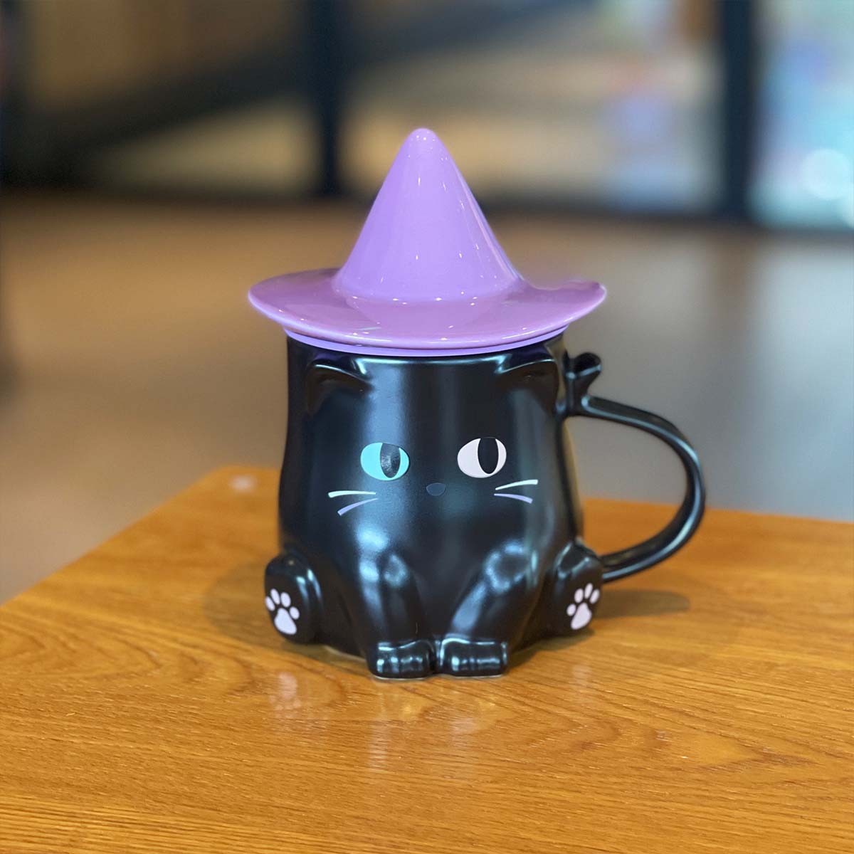 Starbucks Taiwan 2021 Halloween Black Cat Magic Hat Mug 355ml