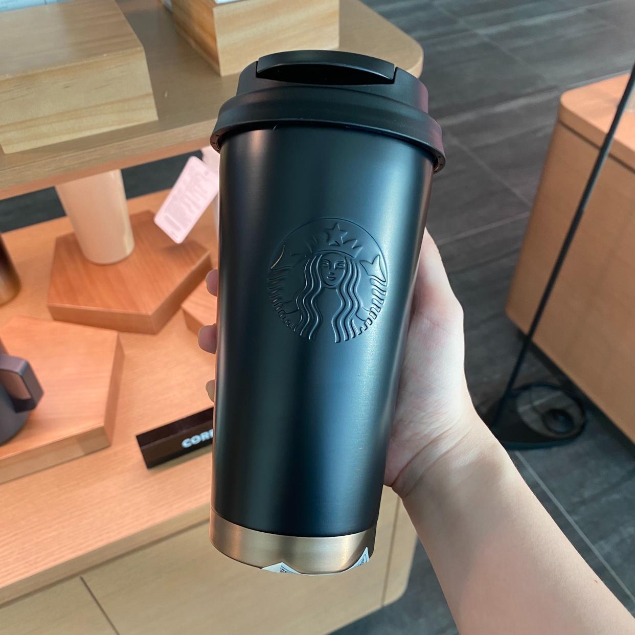 Starbucks Korea 2024 black collection black Stainless steel cup 473ml