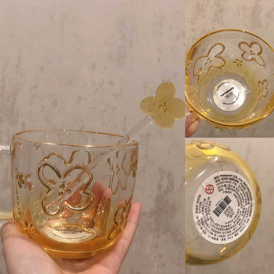 Starbucks China 2020 Mid-Autumn Festival bunny Osmanthus style glass 414ml