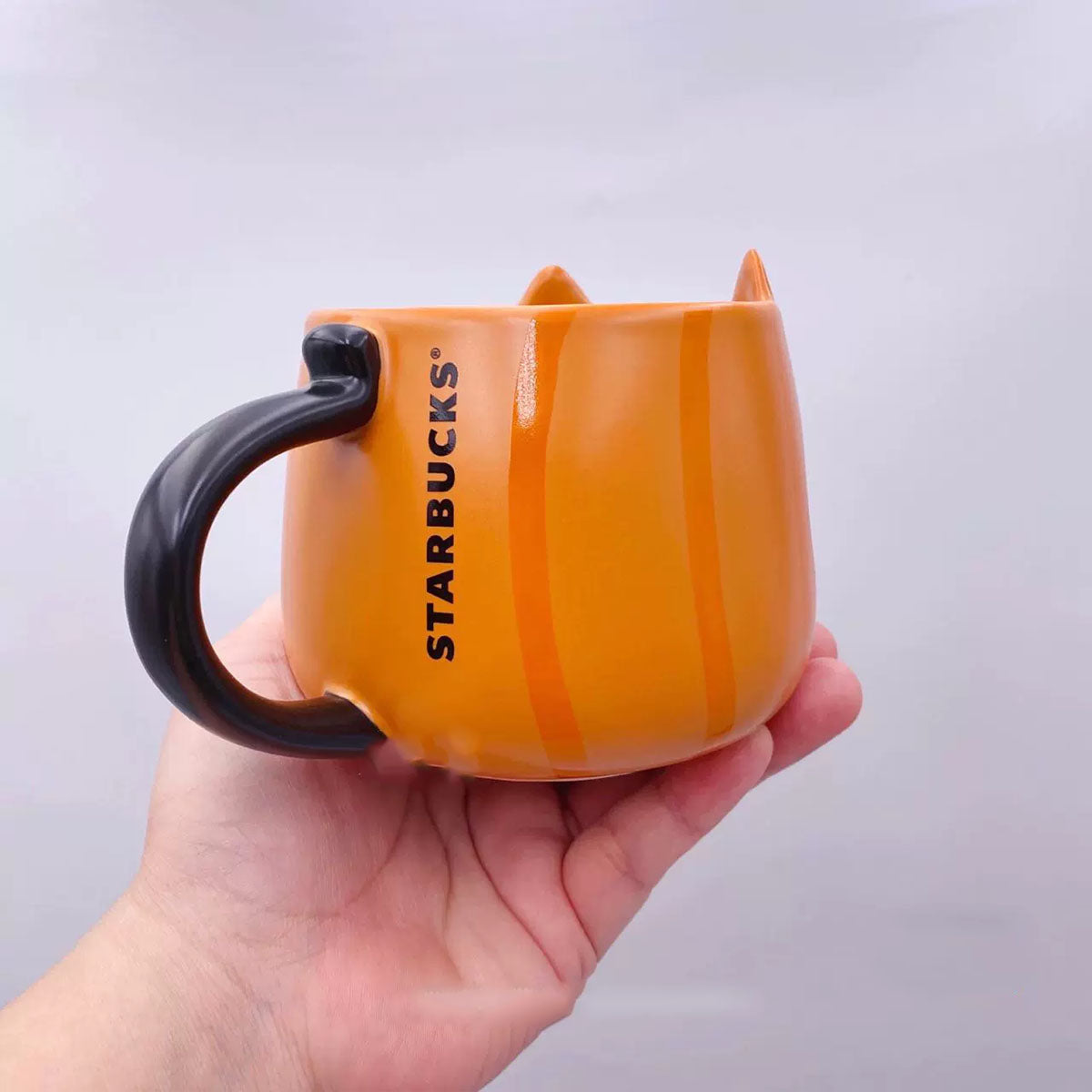 Starbucks Taiwan 2020 Halloween Black cat pumpkin mug 355ml