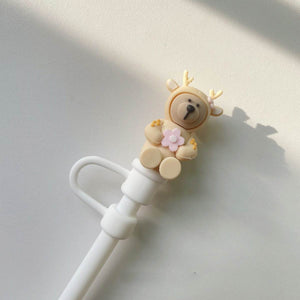 Not Starbucks product, Yellow bear Topper, ONLY topper  ,DONOT include Straw , DONOT sell alone 21#