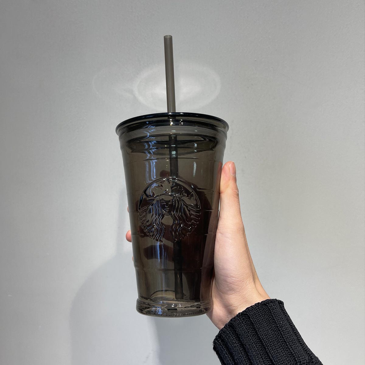 Starbucks tumbler China Black Classic Glass Straw siren straw cold glass 16oz