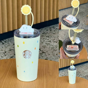 Starbucks China 2024 Summer Shine Rain Series Stainless steel straw cup 740ml