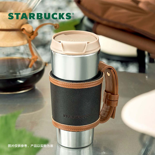 2023 China Starbucks Contigo Double Spout Mirror series Stainless Steel cup 520ml