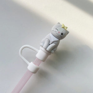 Not Starbucks product, Grey Cat Topper, ONLY topper  ,DONOT include Straw , DONOT sell alone 14#