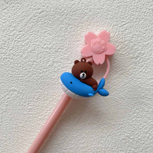 Not Starbucks product, sakura Brown Bear Topper, ONLY topper  ,DONOT include Straw , DONOT sell alone 6#